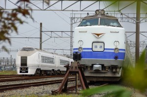 kawagoe1 川越電車区 485系と651系