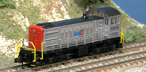 Rivarossi S-2 custom painted in Amtrak I. 