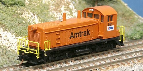 Life-like sw1200 in Amtrak by NSC (now NSE.)